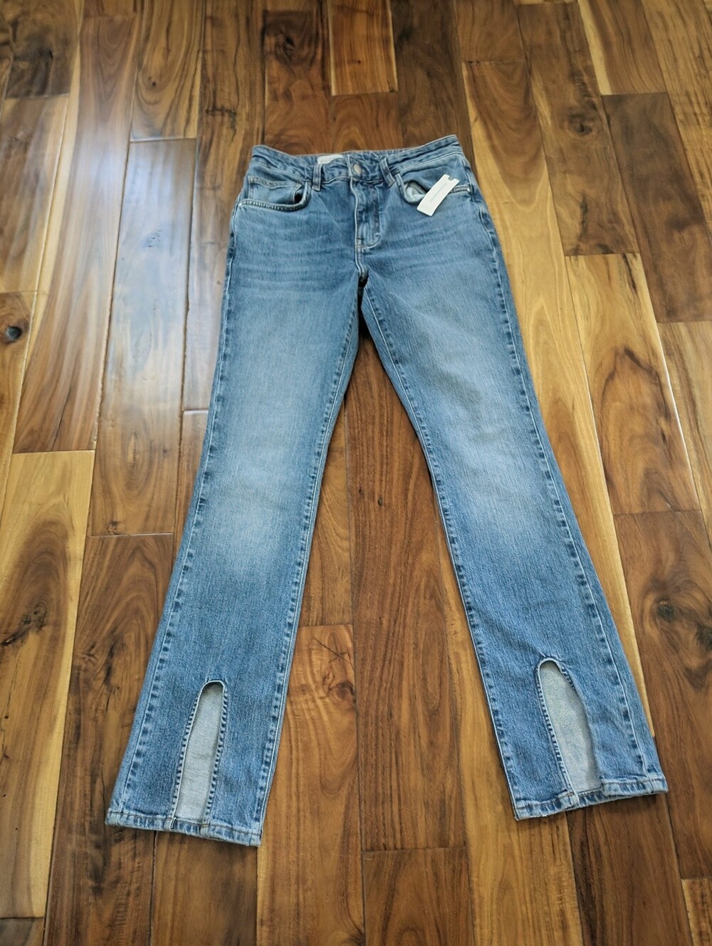 NWT Pilcro High-Rise Front-Split Jeans